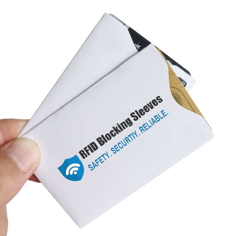 Anti tear rfid blocking card sleeve
