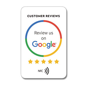 Google Review Cards NFC Social Media Cards